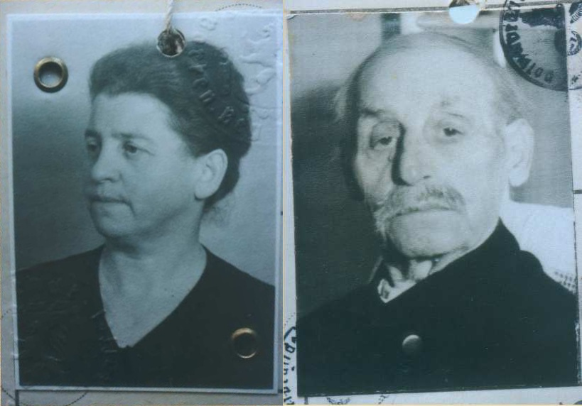 Passfoto von Frau und Manne