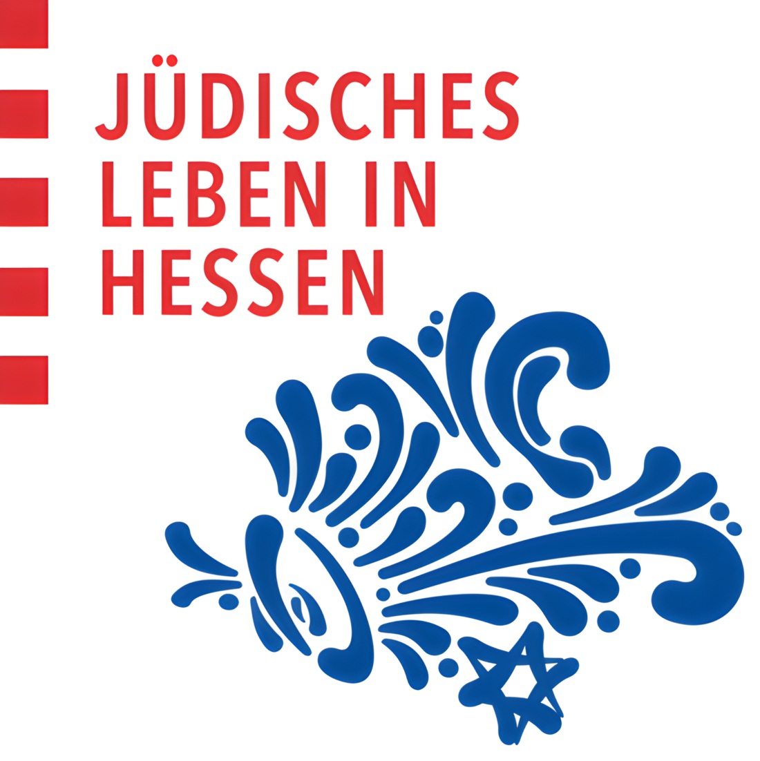 Logo mit Davidstern und Text